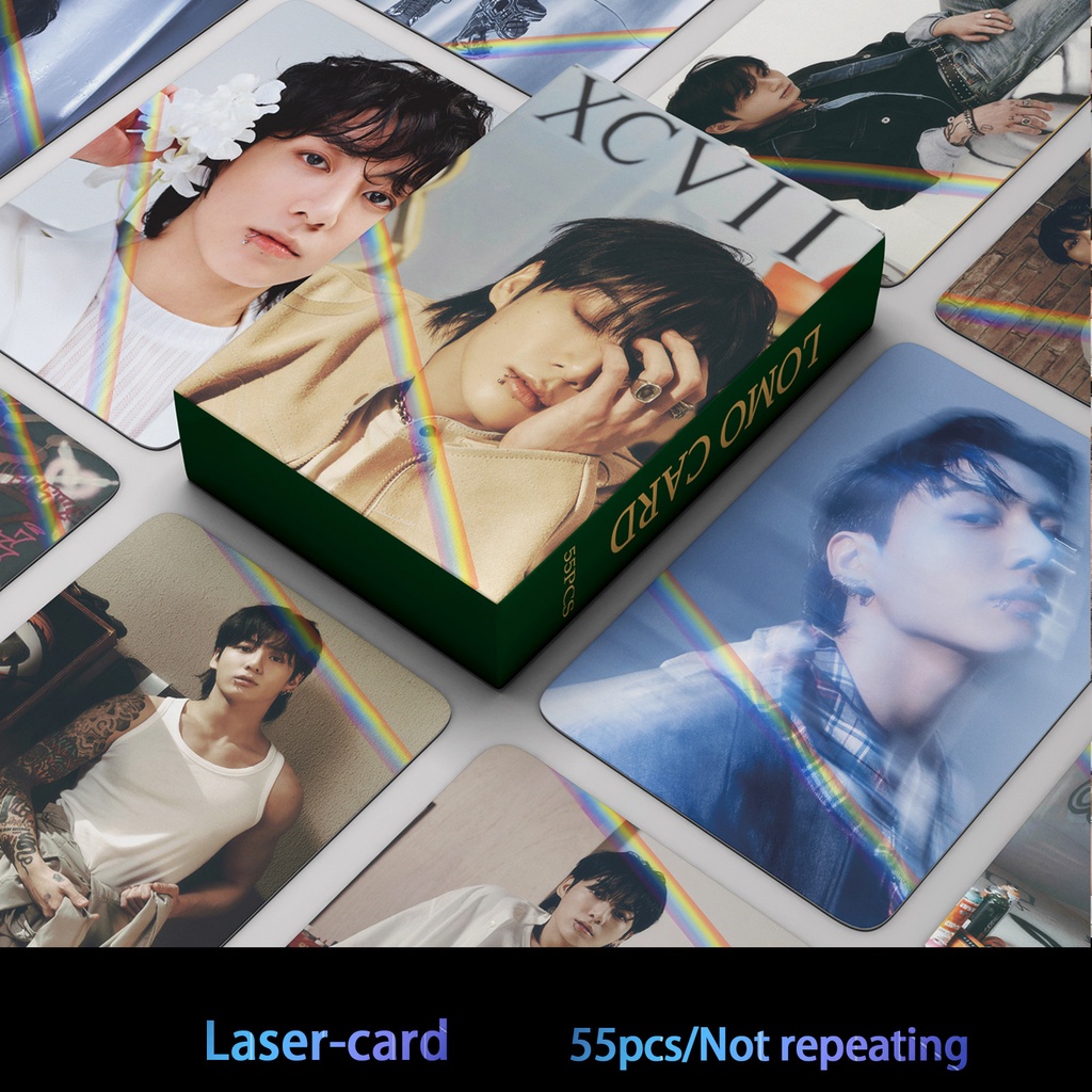 Hộp 55 Ảnh Lomo card jungkook Nhóm bts Thẻ