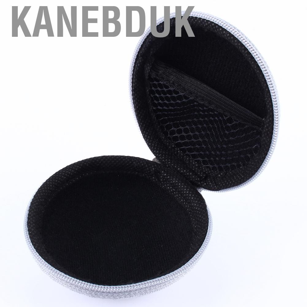 Kanebduk Colorful Mini  Headphone Earbud Carrying Storage Bag Pouch Hard Case