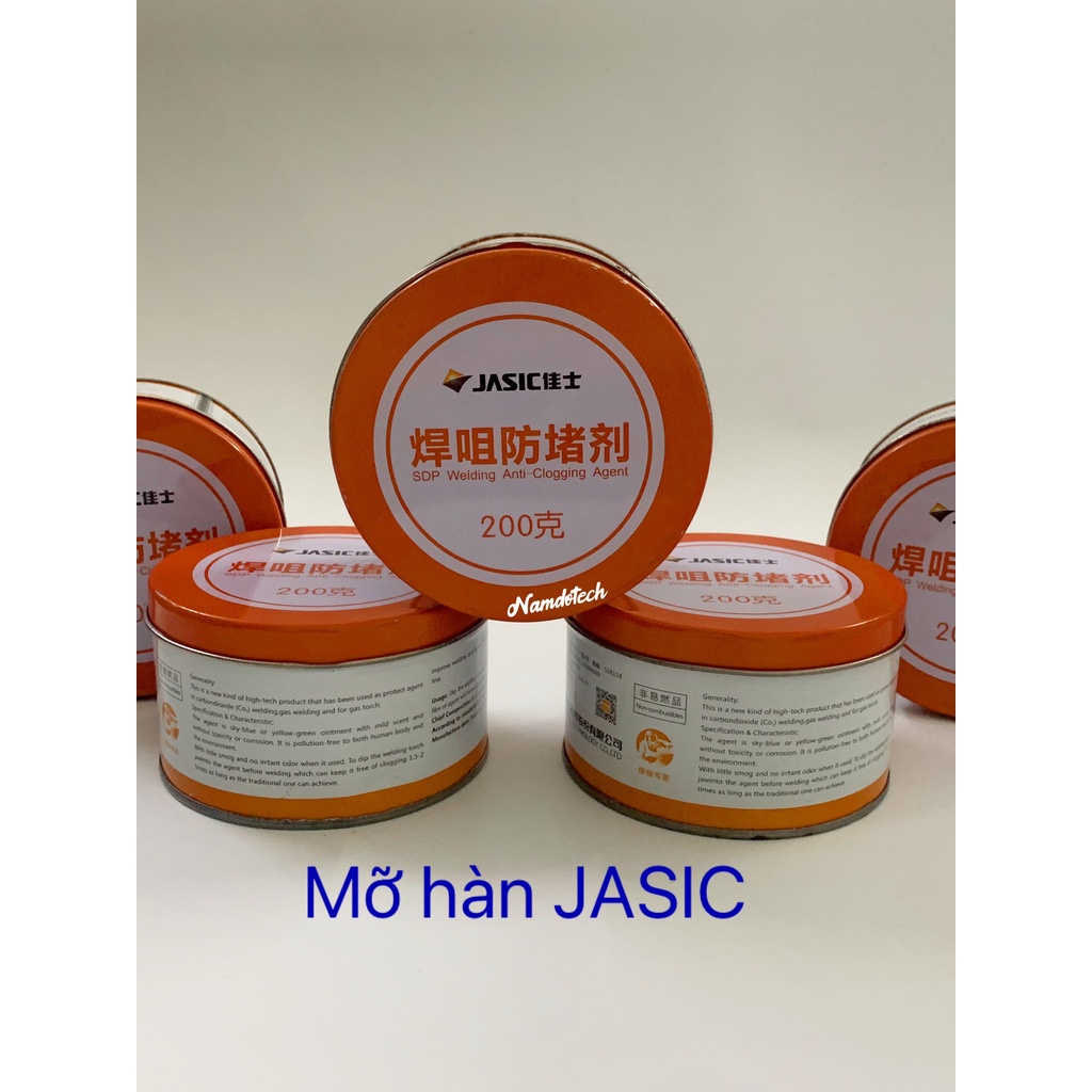 Mỡ Hàn MIG, Mỡ Hàn Thơm JASIC Chế Phẩm Tẩy Sạch Bề Mặt Kim Loại