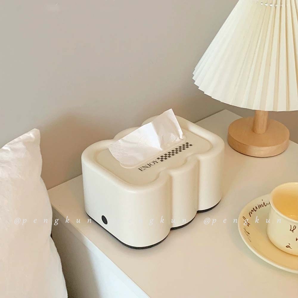 Hộp Đựng Khăn Giấy Gắn Tường Hình Đám Mây Phong Cách Pháp