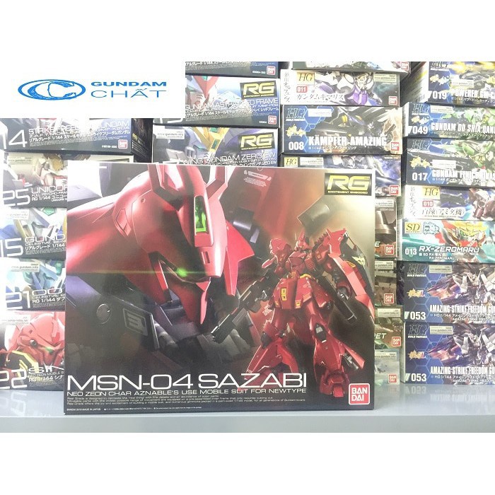 Mô hình RG sazabi Bandai Chính hãng - Mô hình GDC 4573102616050 TẶNG MÓC KHÓA