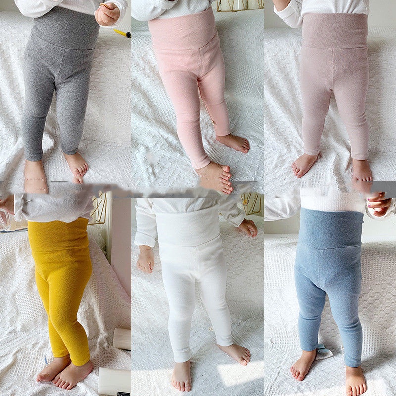 Quần Legging cotton Dài Toàn Diện Thời Trang Xuân Thu Cho Bé