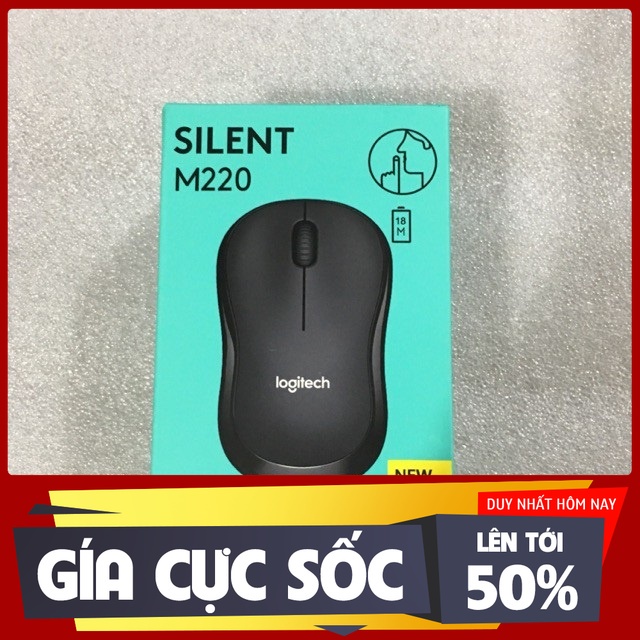 Chuột không dây Logitech Silent M220
