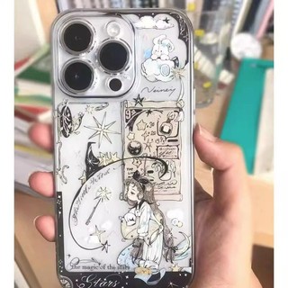 Ốp Điện Thoại Họa Tiết Hoạt Hình Dễ Thương Cho Iphone 7 7plus 8 8plus xs xr 11 12 13 14 15 pro plus promax