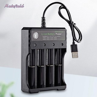 Củ sạc 4 cổng usb 18650 cho pin li-ion 3.7v 14500 18650