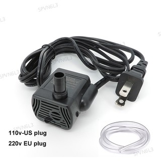 Máy bơm nước mini 3w ac 220v 110v phích cắm eu us vn6l3 không chổi than chống thấm nước cho bể cá