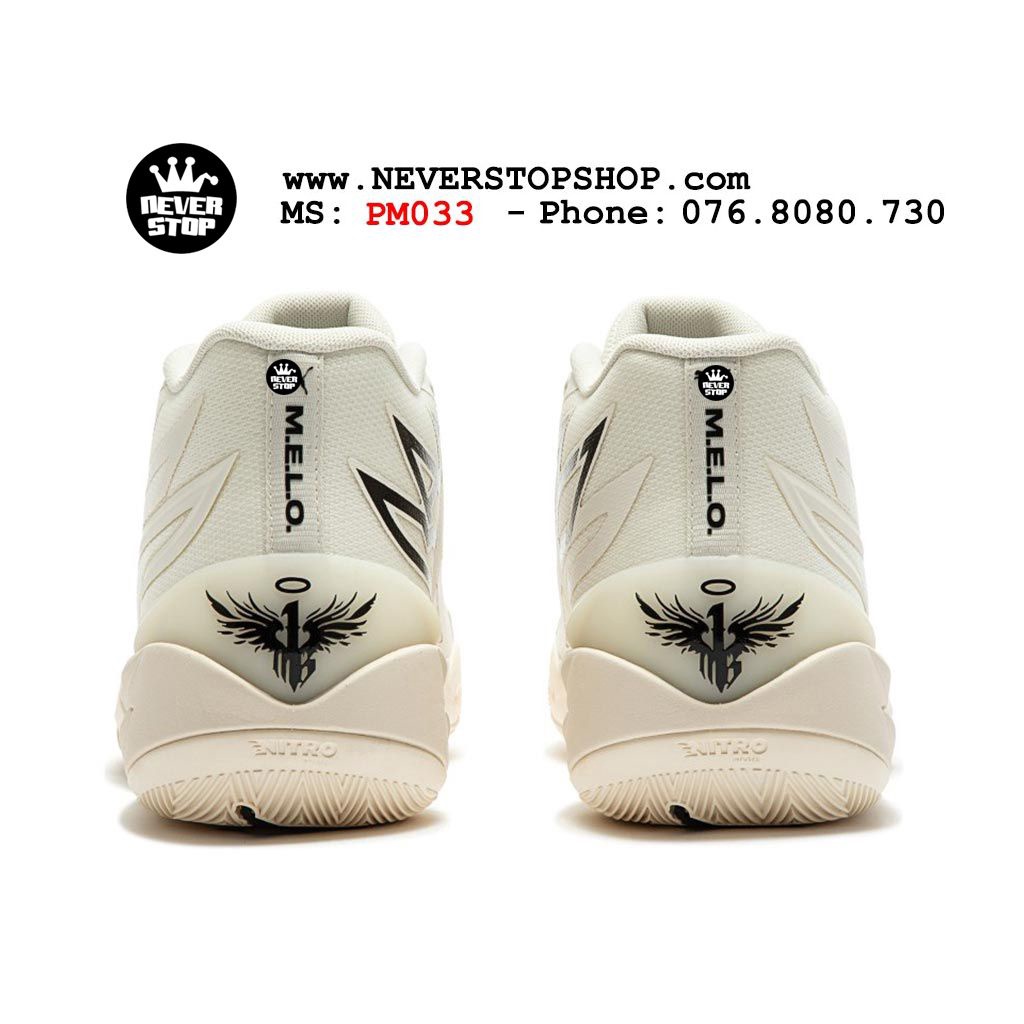 Giày bóng rổ PM MB 02 WHISPERS trắng cực đẹp, bản đẹp chất lượng cao nhất giá rẻ  | NeverStopShop.com