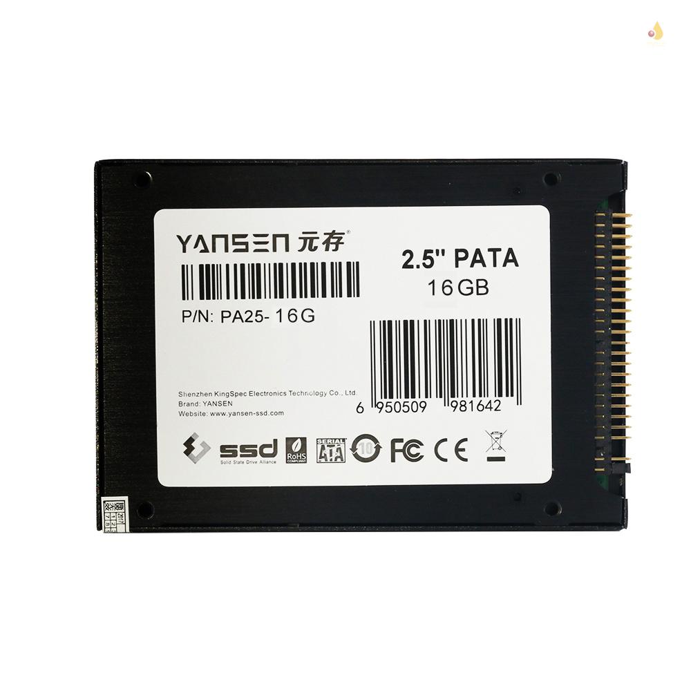Ổ Đĩa ssd Kỹ Thuật Số kingspec pata  2.5 "2.5 inches 16gb mlc Cho pc laptop