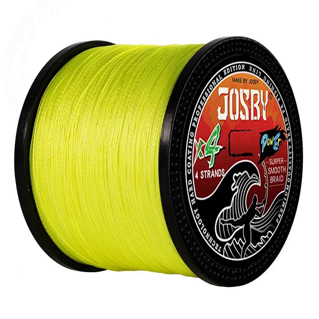 Josby Cuộn Dây Câu Cá Bện 4 Sợi 300m 500m 1000m 100% pe x4 8-80lb Posca