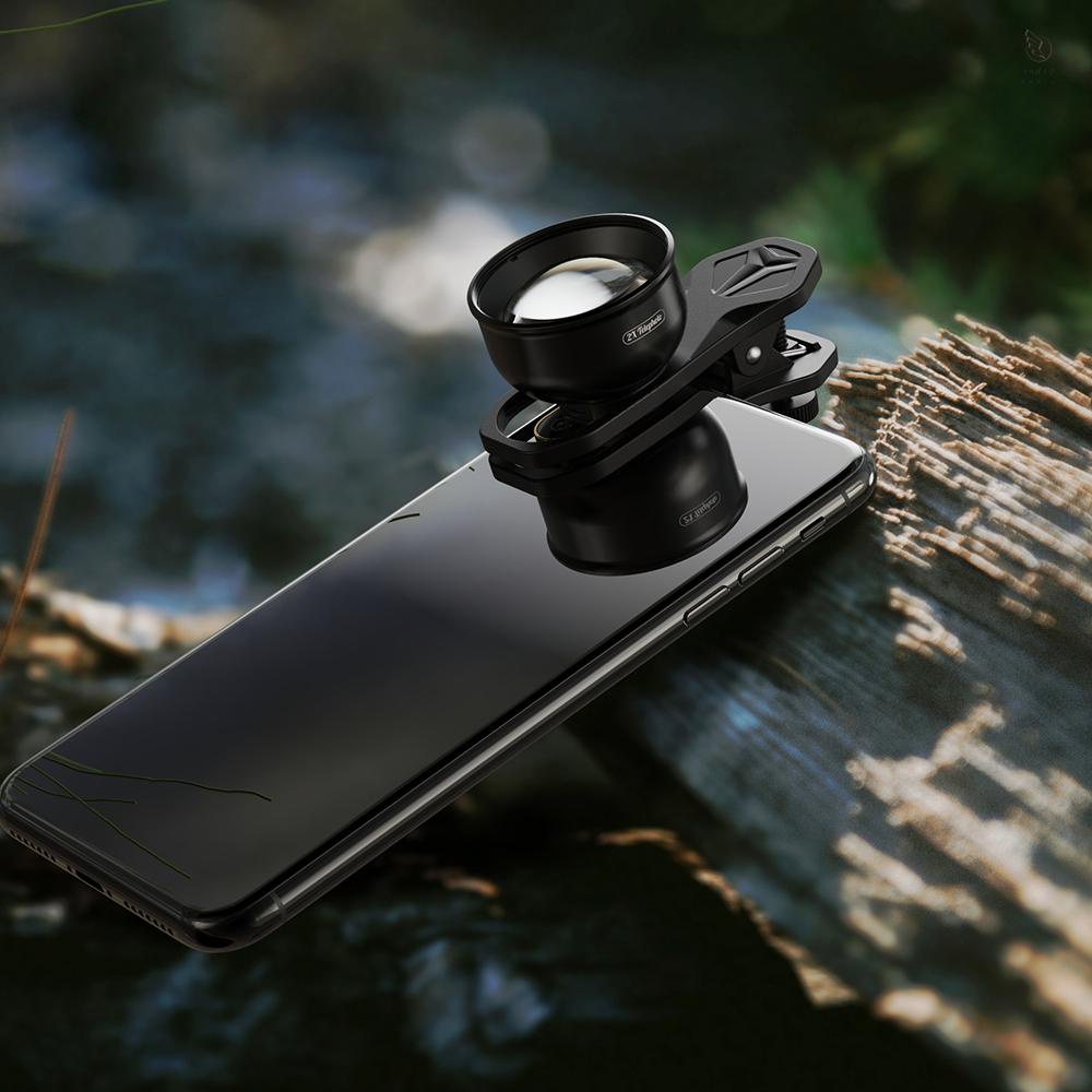Ống kính Telephoto điện thoại K&F CONCEPT Apexel HB2X nhiều lớp 2X thích hợp cho iPhone X/Xs/8P Samsung Huawei Xiaomi