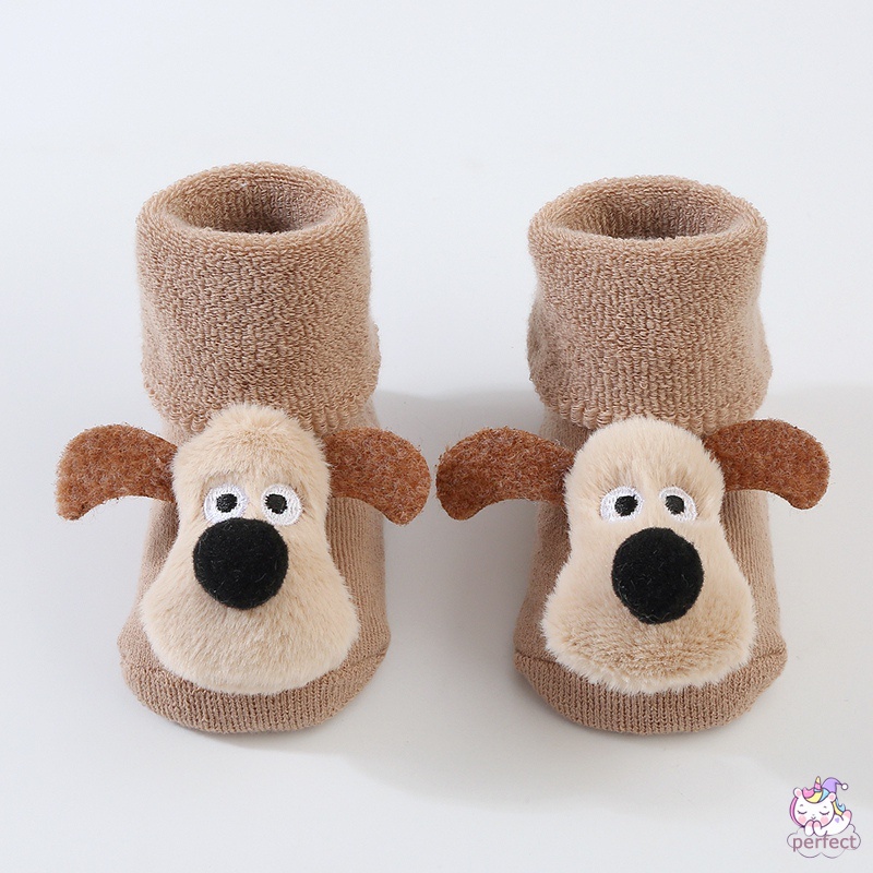 Đôi Vớ cotton Chống Trượt In Hoạt Hình Cho Bé Sơ Sinh