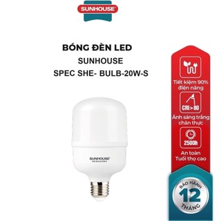 Bóng đèn led bulb spec sunhouse 20w she-bulb-20w-s