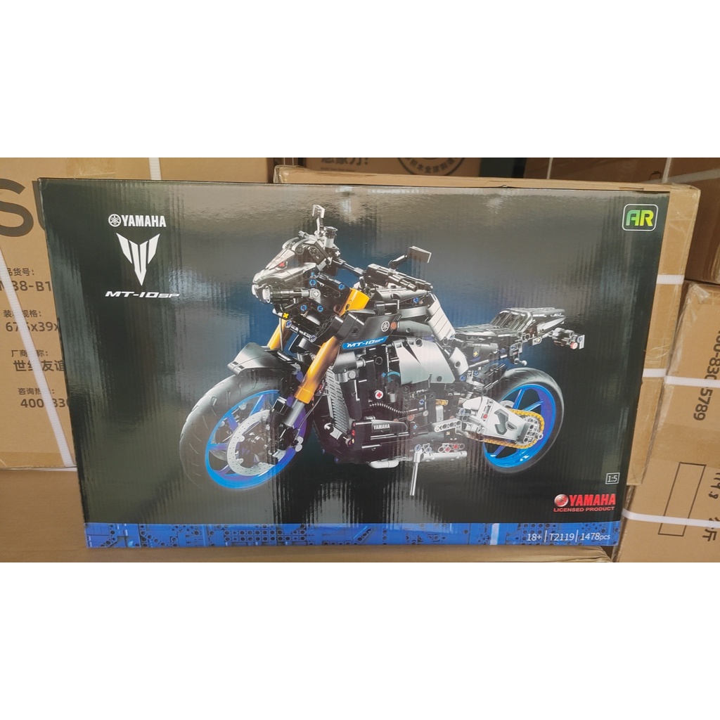Đồ chơi Lắp ráp Mô hình xe máy Yamaha MT-10 T2119 1:5