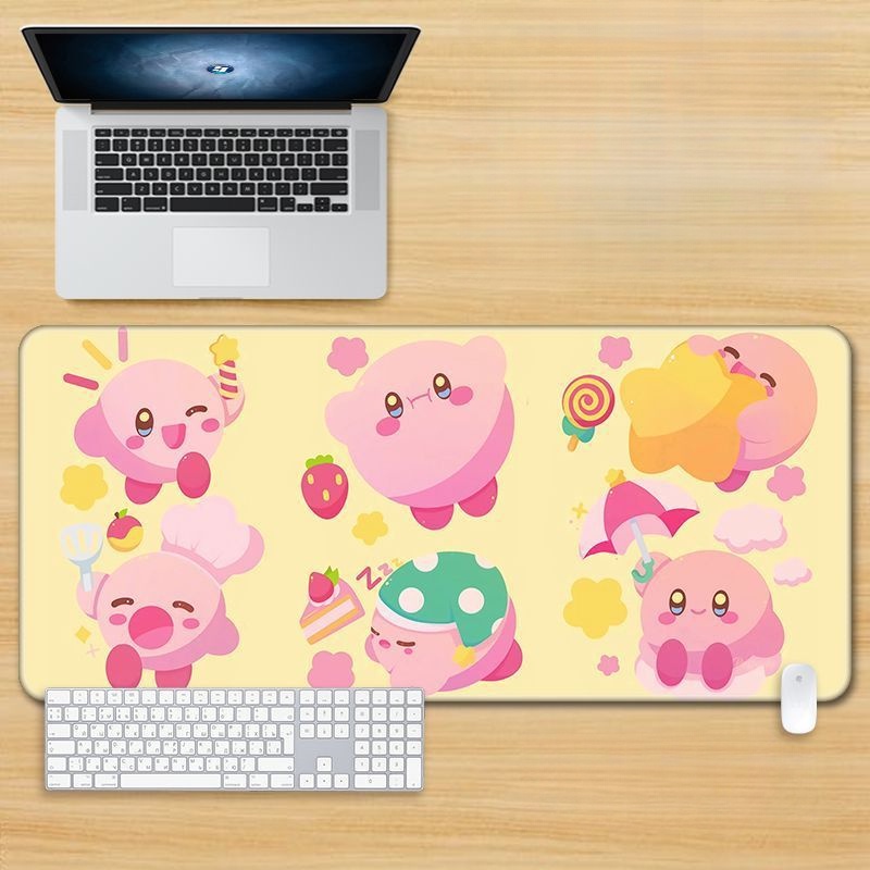 Mới Tấm Lót Chuột Và Bàn Phím Chơi game Hai Chiều In Hình Ngôi Sao kirby Dễ Thương Dành Cho Bé Trai Và Bé Gái