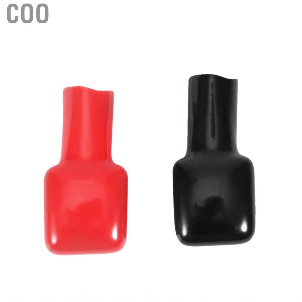 Coo Terminal Caps  Covers Heatproof Red Black for Cars Trucks Motorcycles