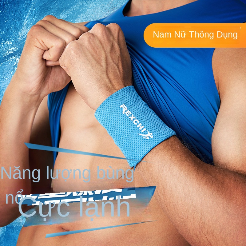 Băng Quấn Cổ Tay Thể Thao Thấm Hút Mồ Hôi Thoáng Mát Cho Nam Nữ
