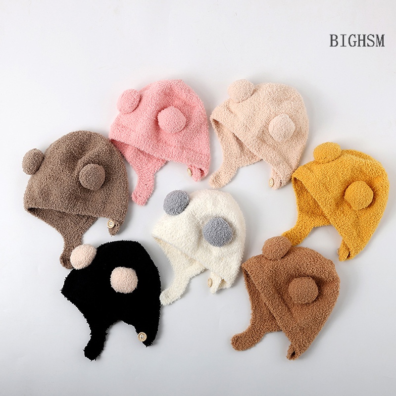 Mũ Đan Len Giữ Ấm Và Lạnh Thời Trang Hàn Quốc Cho Trẻ Sơ Sinh