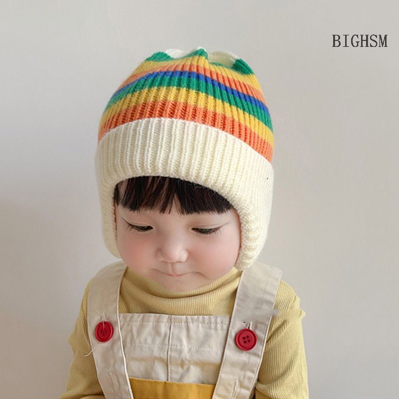 Mũ Đan Len Giữ Ấm Và Lạnh Thời Trang Hàn Quốc Cho Trẻ Sơ Sinh