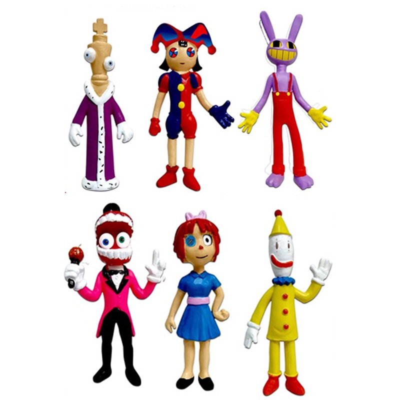 Ye Set 12 Mô Hình Đồ Chơi Nhân Vật Rạp Xiếc Kỹ Thuật Số Trong Phim "the amazing" Làm Quà Tặng Cho Bé