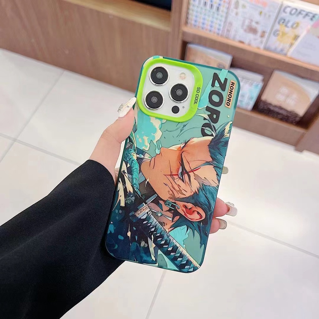 Ốp Điện Thoại hàng mới Cứng Mặt Nhám piece zoro comic tương thích cho iphone 12 13 14 15 pro max