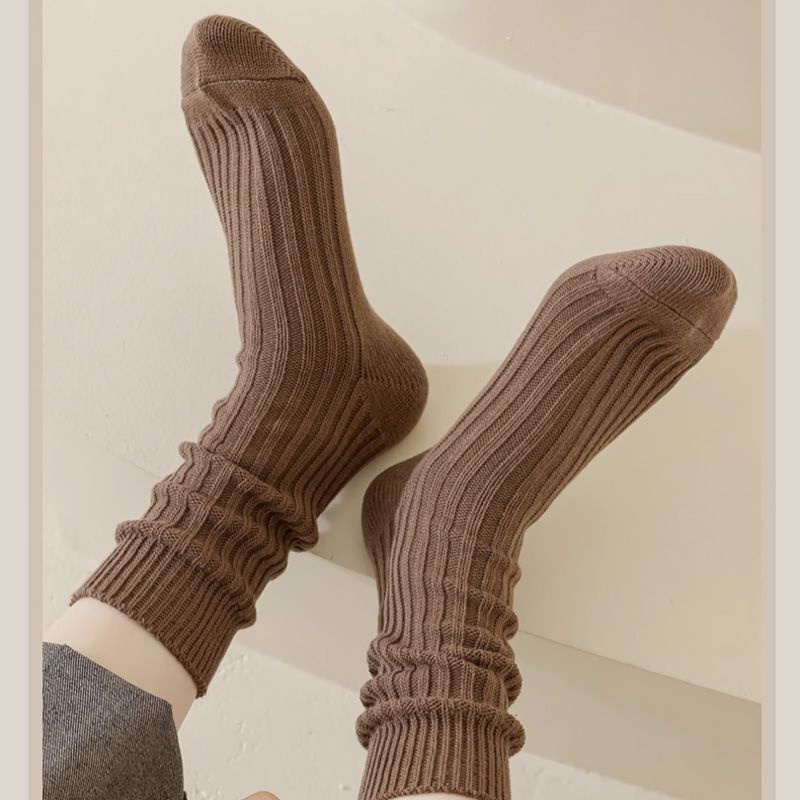 Vớ Cổ Cao Dày Dặn Thấm Hút Mồ Hôi Thoáng Khí Cho Nam Và Nữ