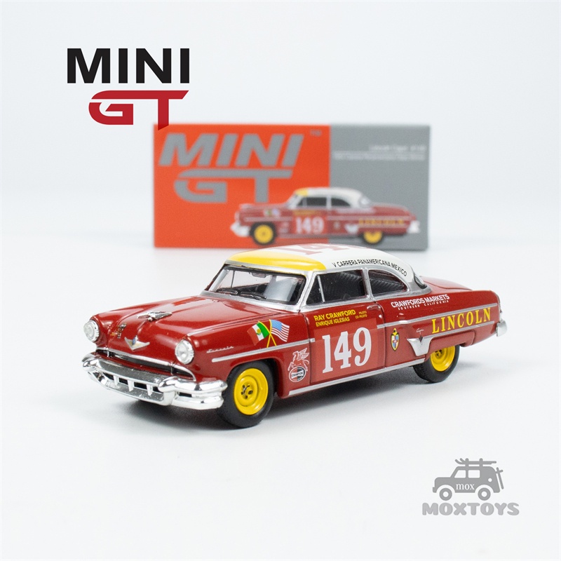 Mini gt Mô Hình Xe Hơi lincoln capri 1954 carrera Panama Tỉ Lệ 1: 64 #149 Xe Hơi Thiết Kế Độc Đáo Chất Lượng Cao