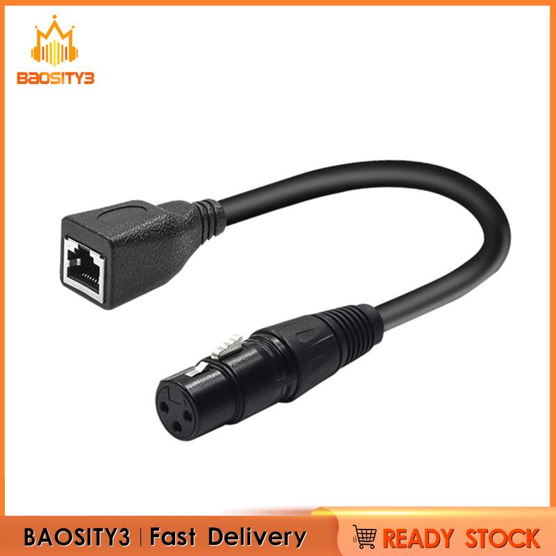 Cáp Chuyển Đổi xlr 3 pin rj45 xlr female Sang rj45 30cm