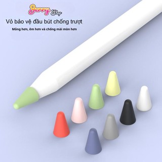 Vỏ Đầu Bút Chì Apple Pencil 1/2, Vỏ Bút Cảm Ứng, Vỏ Bảo Vệ Silicon Chống Rơi Và Chống Mài Mòn-Jerry Shop