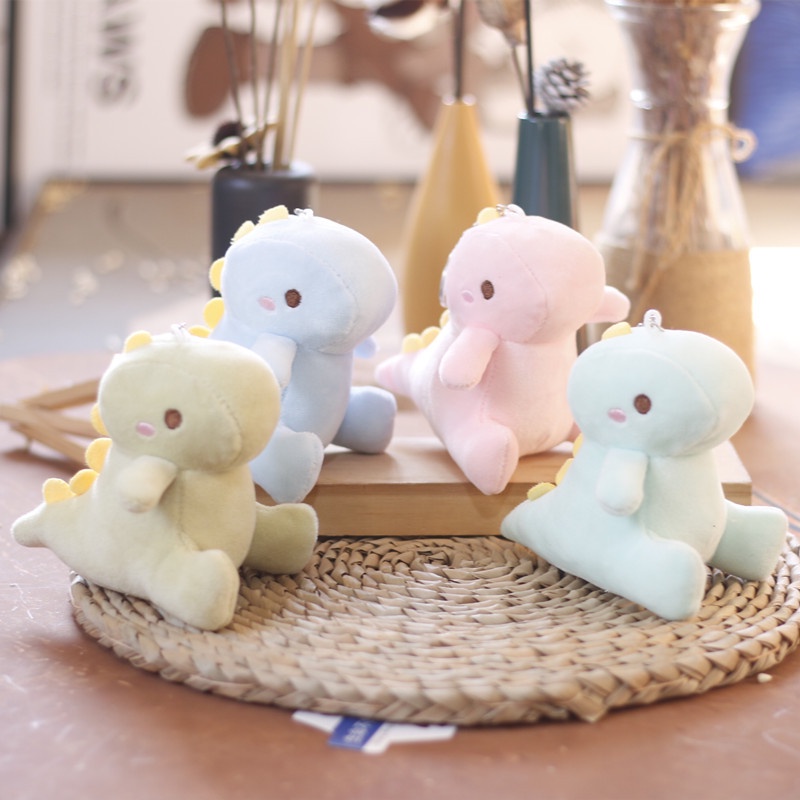 Thú Nhồi Bông Hình Khủng Long Đang Ngồi Dễ Thương 12cm