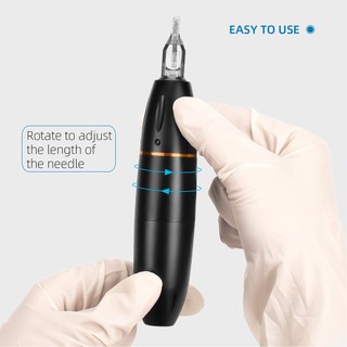 Sweetbunny rotary tattoo pen chuyên nghiệp hợp kim nhôm lót shader dc giao diện động cơ máy xăm có kẹp dây