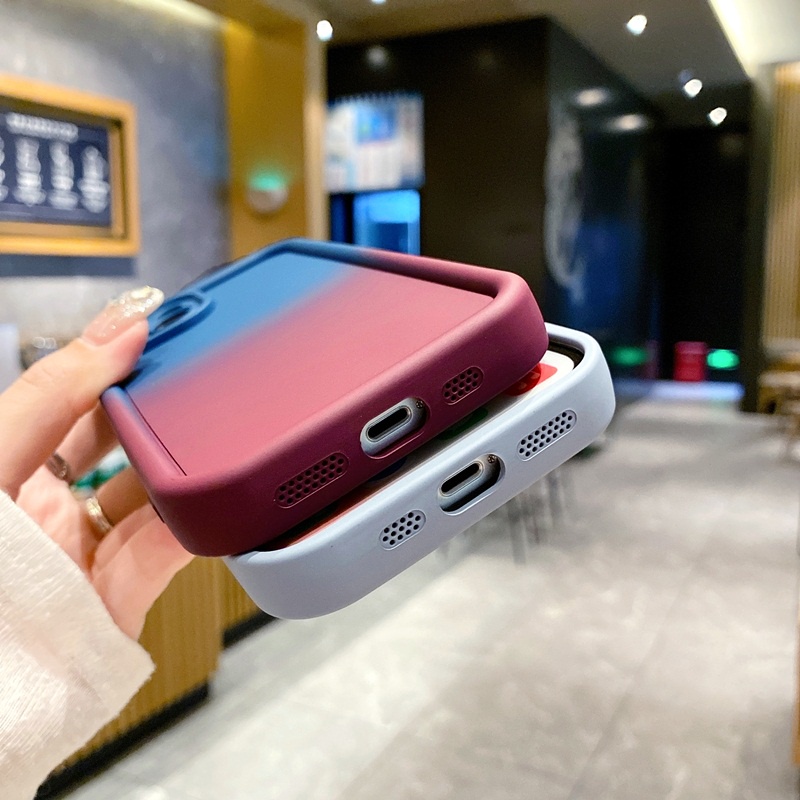 Ốp Điện Thoại Silicon Màu gradient Cho huawei honor 90 lite 70 x9b x9a x7a x7 x8 x9 4g 5g