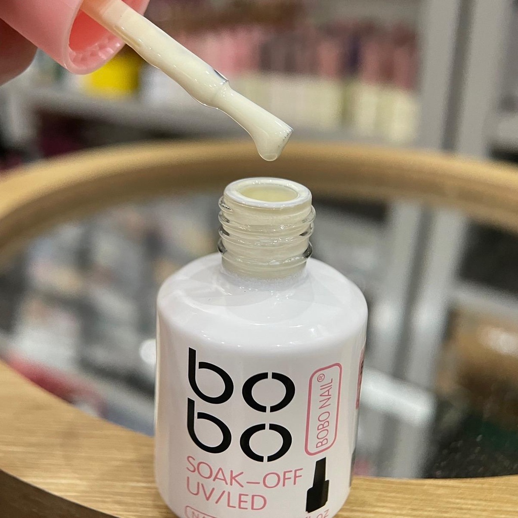 Sơn gel trắng sữa Bobo - màu trắng sữa hottrend dành cho salon nail [PK nail chính hãng]