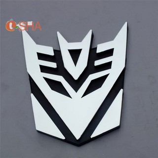 Logo transformers 3d Dán Trang Trí Xe Hơi Độc Đáo