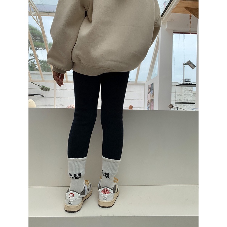 Quần legging nỉ dày cho bé QG656 sz 90-150 , thời trang trẻ em mùa đông 2023