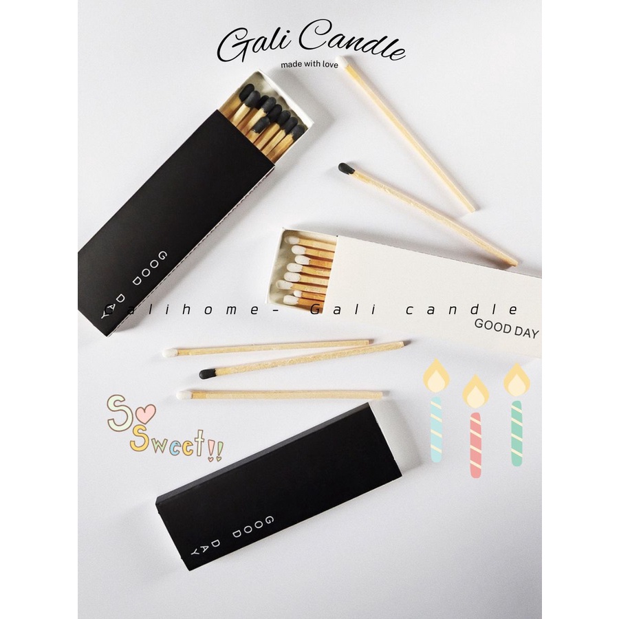 Phụ Kiện Nến Thơm GaliCandle Good Day Decor Quà Tặng Handmade