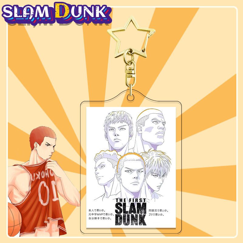 Móc khoá Anime SLAM DUNK Stars Buckle Acrylic Ryota Miyagi nhựa Acrylic hai mặt, in hình các nhân vật dễ thương