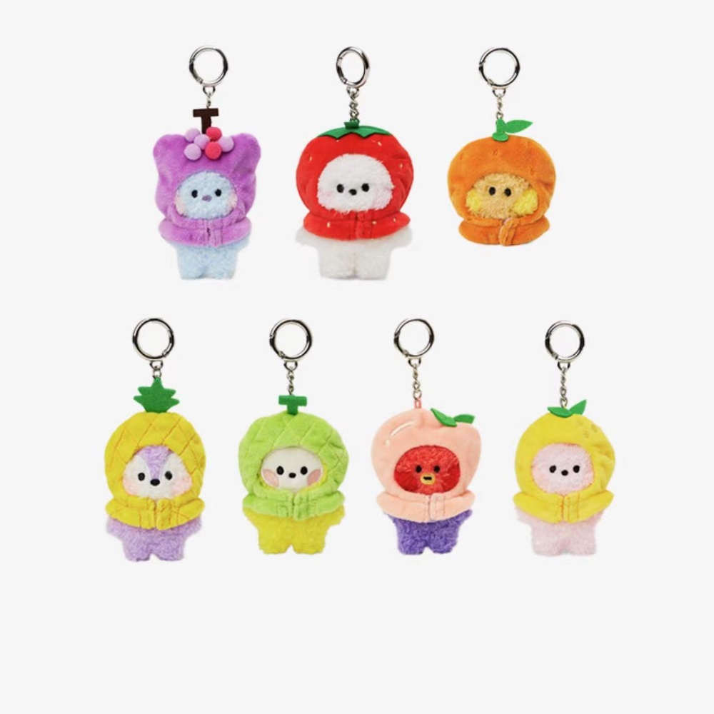 Móc Khóa Nhồi Bông Hình Nhân Vật Hoạt Hình Dễ Thương