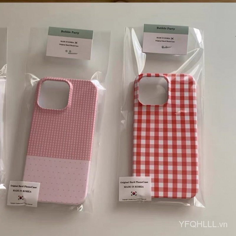 Ốp Điện Thoại Cứng Họa Tiết Kẻ Sọc Cho iphone11 12 13 14 15 12promax 13promax 14pro 14promax x xs xr