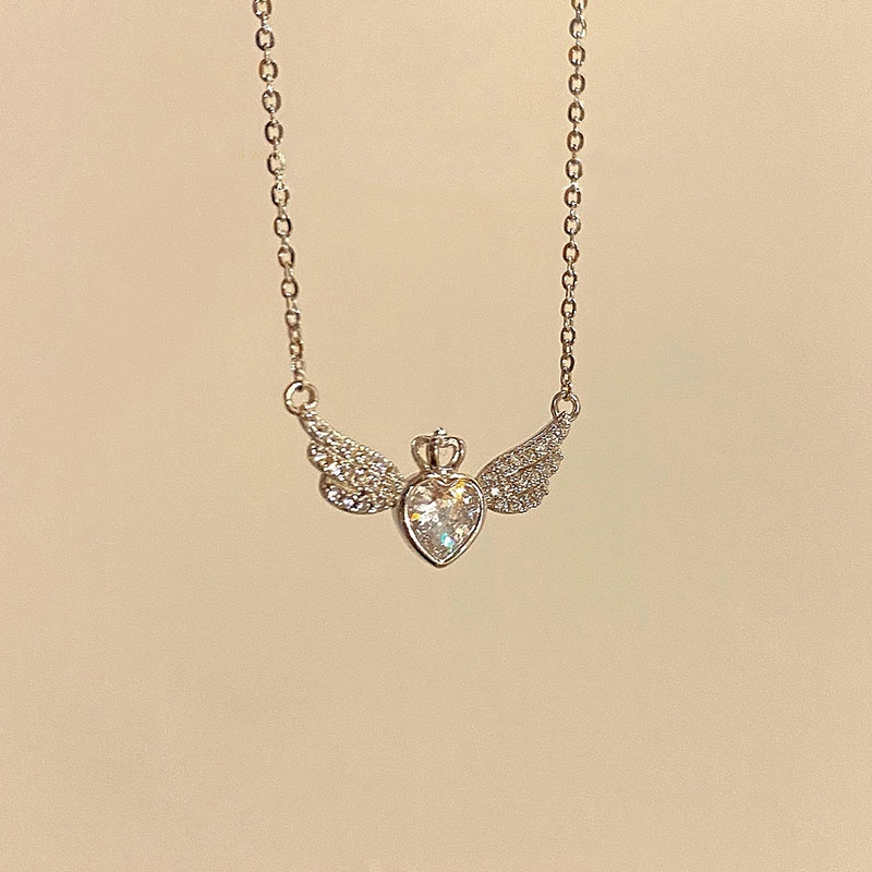 Vòng Cổ choker Màu Bạc Mặt Hình Bướm / Mặt Trăng Đính Đá Pha Lê Màu Sắc Tối Giản Cho Nữ