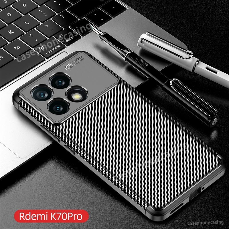 Vỏ Bao Da Điện Thoại Chống Sốc Bằng Sợi carbon Cho redmi k70 pro k70 pro redmi k 70 k70e 70e 5g 2023
