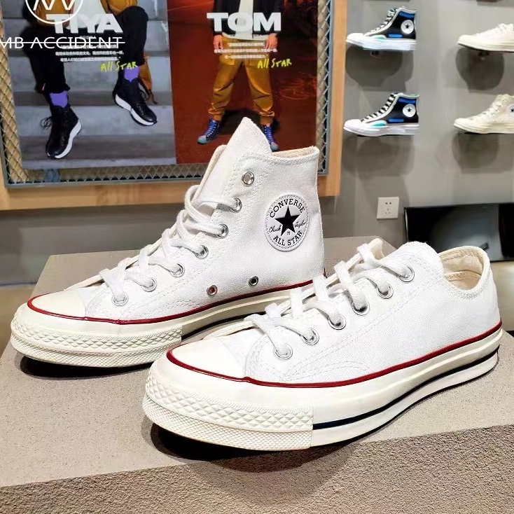 SAMSUNG Giày Thể Thao converse 1970 Vải canvas Màu Trắng Phong Cách retro Cao Cấp Cho Nam Và Nữ 162056Dây Cáp Sạc Chuyên Dụng Chất Lượng Cao