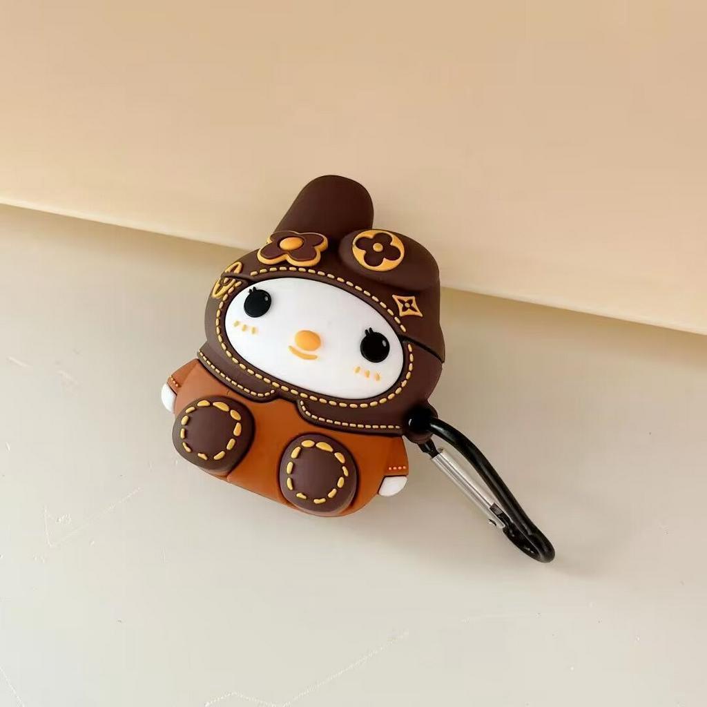 Dễ Thương Vỏ Bảo Vệ Hộp Sạc Tai nghe không dây airpods pro gen 2 1 2 3 Họa Tiết Hoạt Hình melody