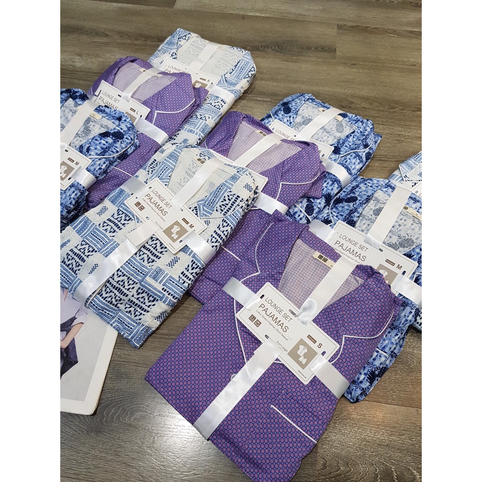 Bộ Pijama Dài Tay U.n.i.q.l.o