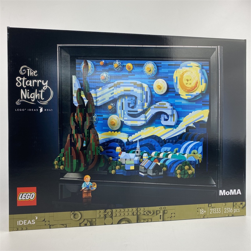 [sẵn] Lego 21333 Ideas The Starry Night - Bức Tranh Ánh Sao Đêm [tặng móc khóa]