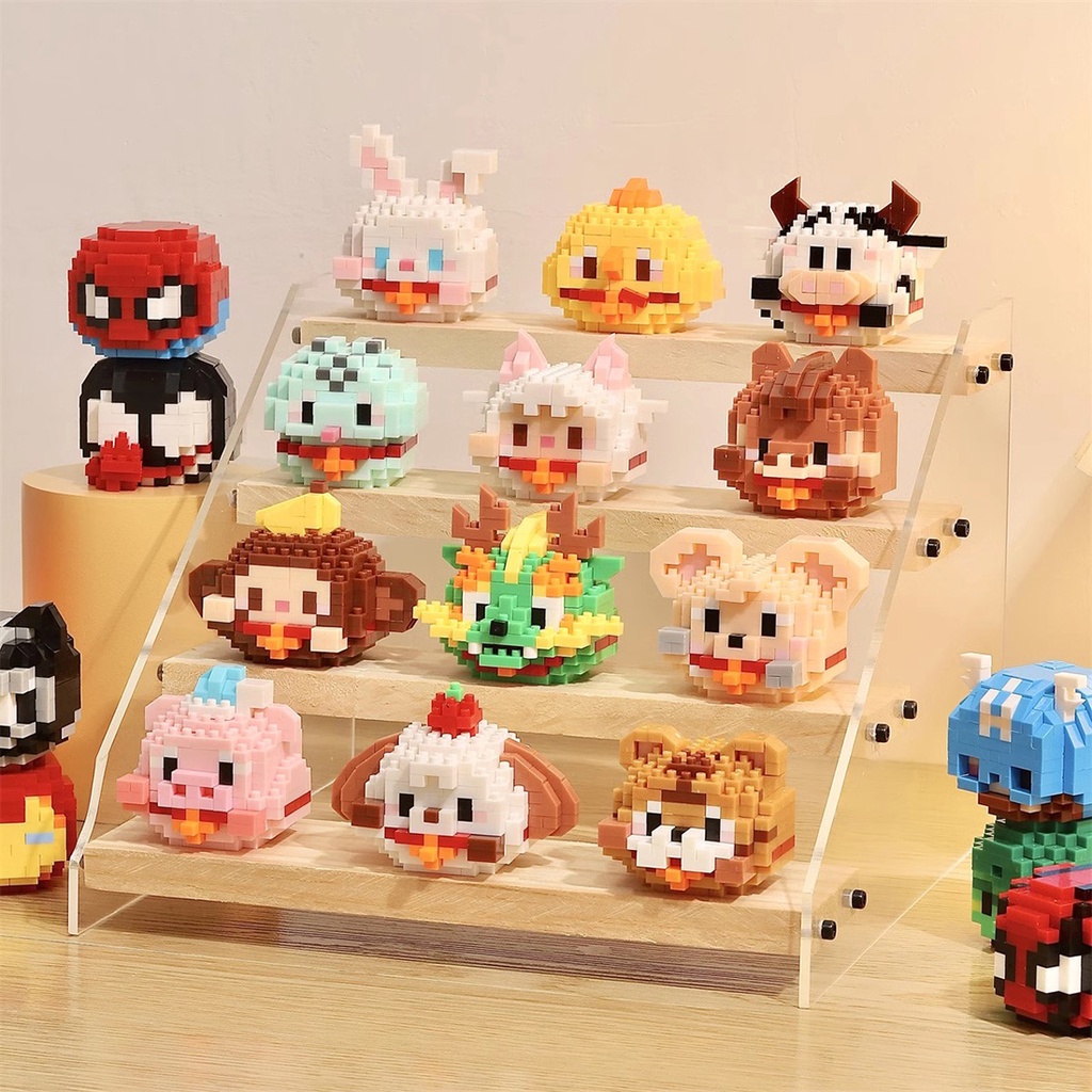 Zodiac Bộ Đồ Chơi Lắp Ráp Đồ trang trí Gạch Men Độc Đáo