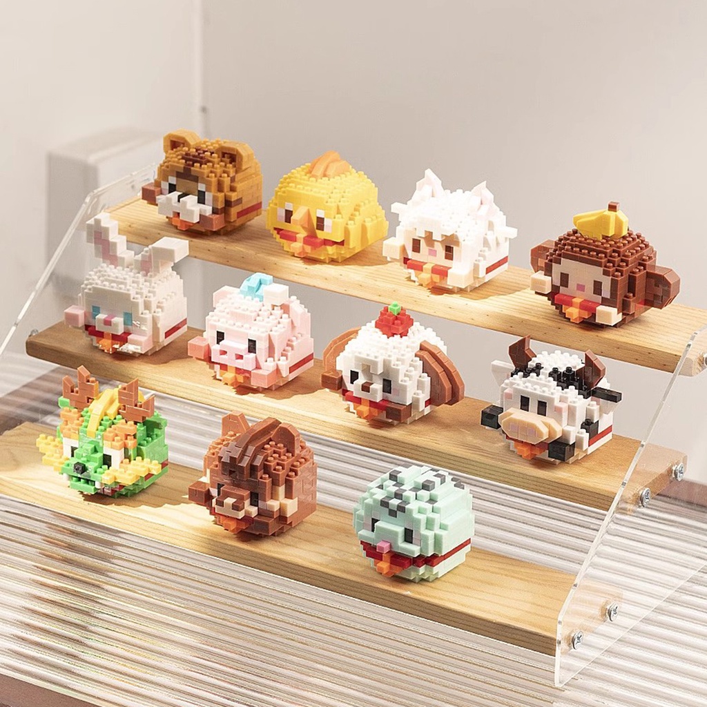 Zodiac Bộ Đồ Chơi Lắp Ráp Đồ trang trí Gạch Men Độc Đáo