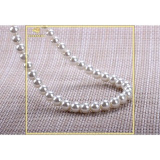 Phô mai pho mát| vòng cổ hạt ngọc trai giả 8mm mới