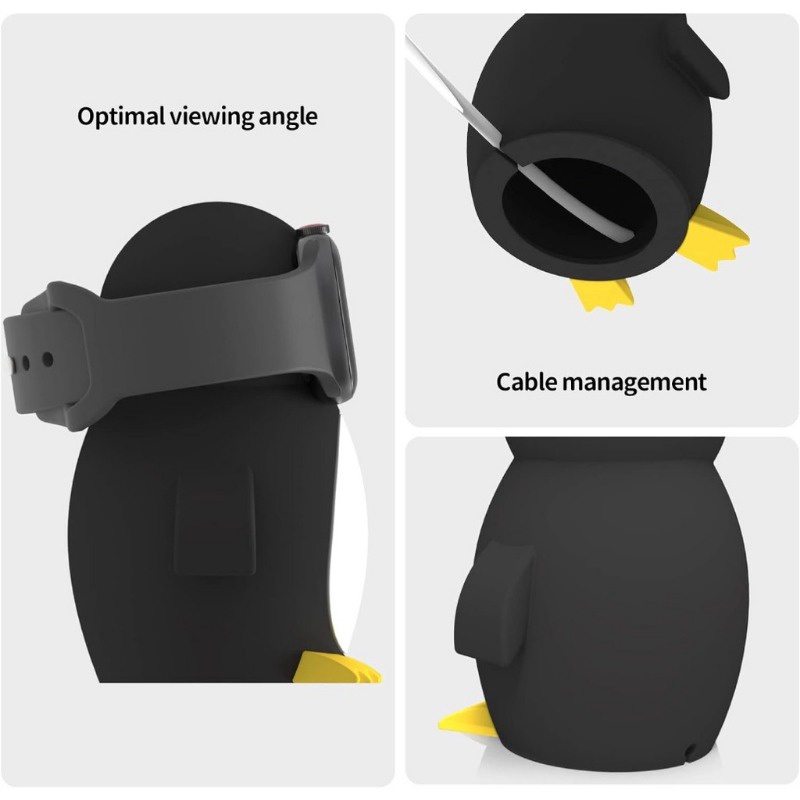 Đế Sạc Bằng Silicon Bền Bỉ Phù Hợp Với iwatch series 9 8 se2 7 6 se 5 4 3 2 1 45 44 42 41 40 38mm