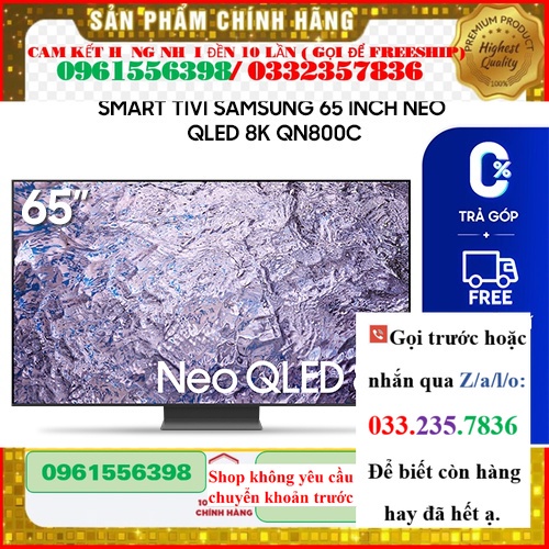 RẺ_ Smart Tivi Samsung 65 inch Neo QLED 8K QN800C