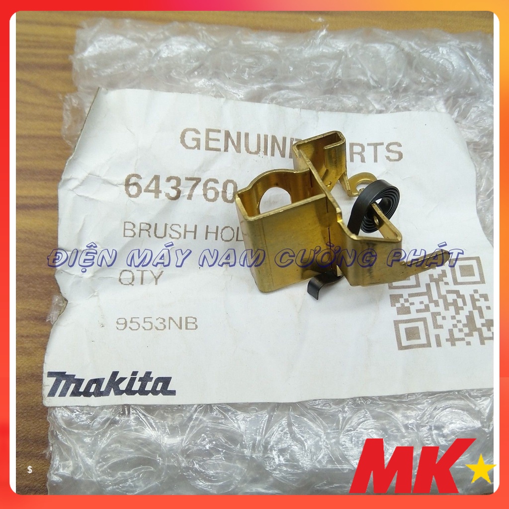 Ổ chổi than Makita 9553 643760-7 👉Hàng Chính Hãng👈 ⚡️𝐅𝐑𝐄𝐄 𝐒𝐇𝐈𝐏⚡️